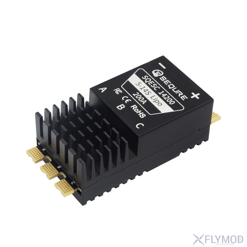 Регулятор швидкості SEQURE SQESC 14200 5-14S 200A ESC BLHeli_32