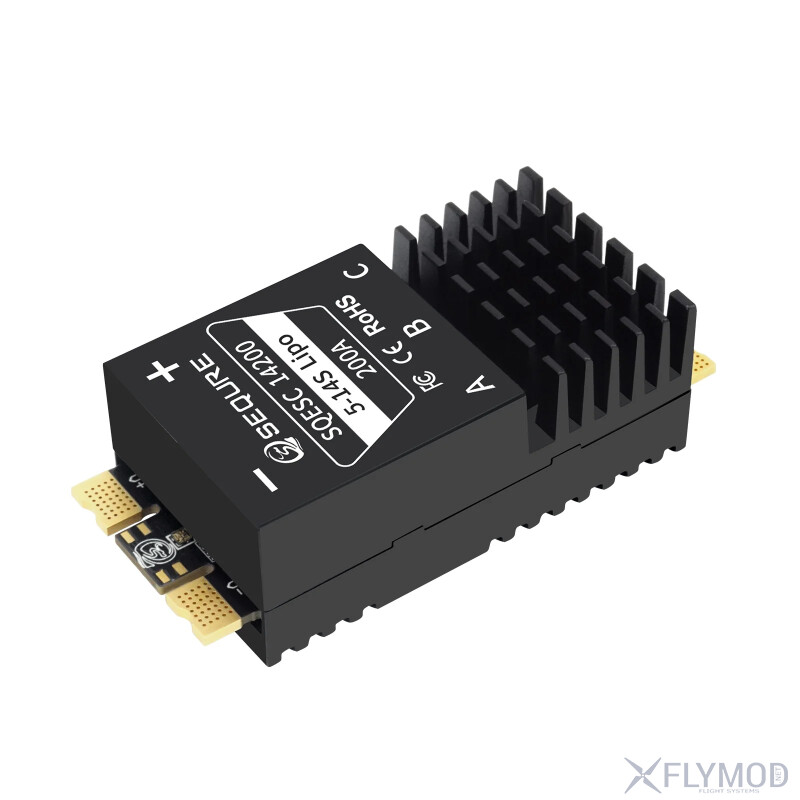 Регулятор швидкості SEQURE SQESC 14200 5-14S 200A ESC BLHeli_32