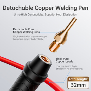 Портативний апарат точкового зварювання FNIRSI SWM-20 2-в-1 1200A