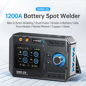 Портативний апарат точкового зварювання FNIRSI SWM-20 2-в-1 1200A