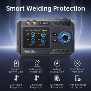 Портативний апарат точкового зварювання FNIRSI SWM-20 2-в-1 1200A
