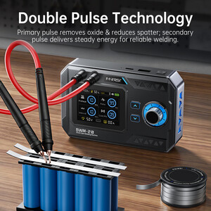 Портативний апарат точкового зварювання FNIRSI SWM-20 2-в-1 1200A