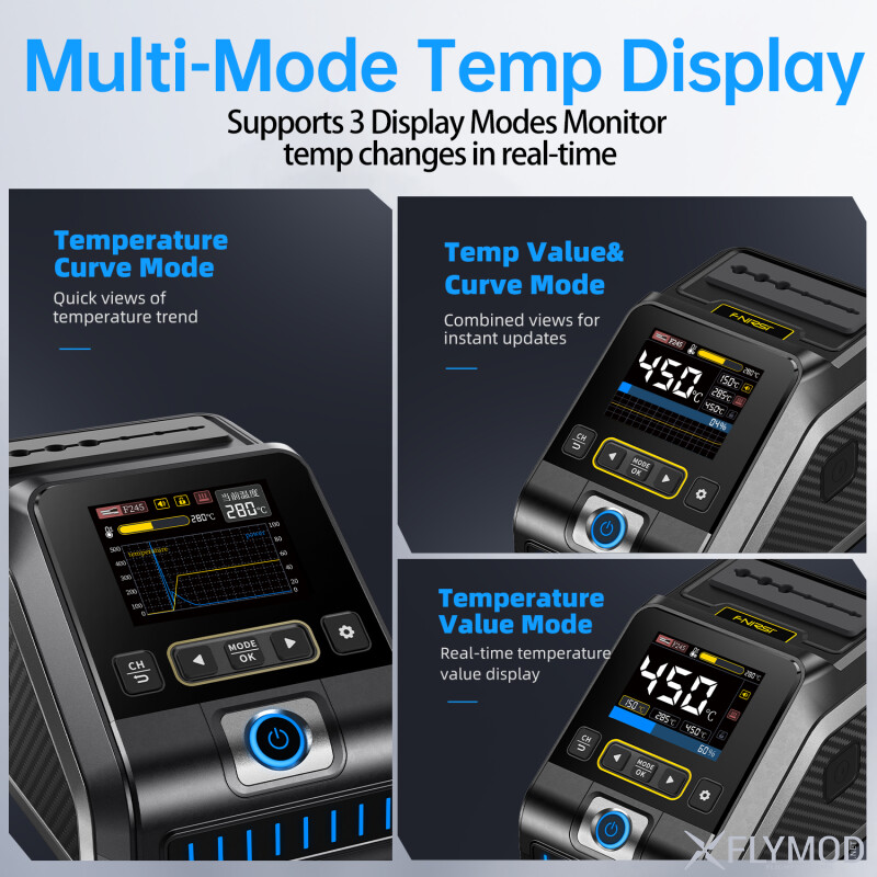 Паяльна станція FNIRSI DWS-200 F210 200W