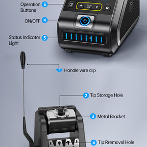 Паяльна станція FNIRSI DWS-200 F210 200W