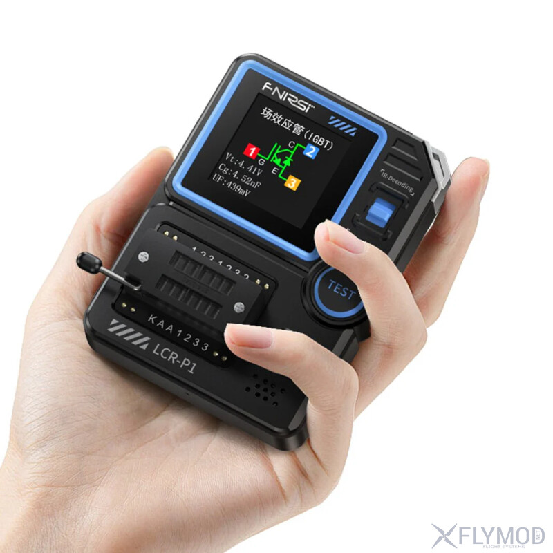 Тестер FNIRSI LCR-P1 для електронних компонентів