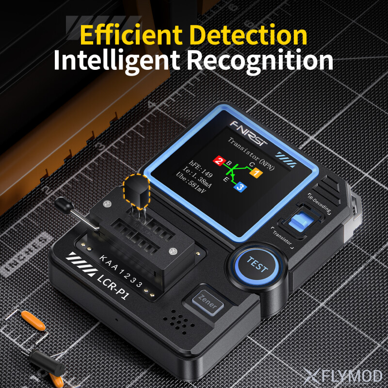 Тестер FNIRSI LCR-P1 для електронних компонентів