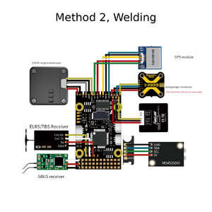 Стек контролю польоту COREWING F405 Wing V2 wiring diagram схема підключення
