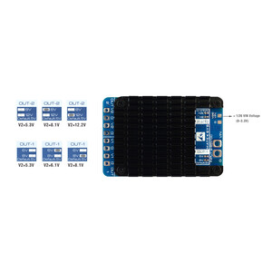 Модуль живлення Matek PM20S-2 схема scheme