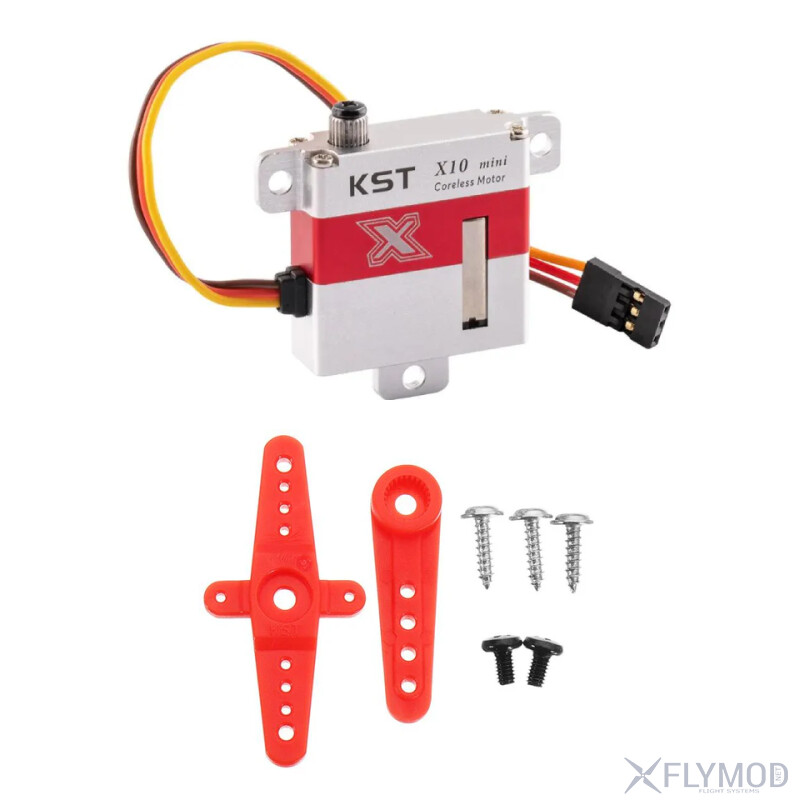 Цифровий сервопривід KST X10 Mini V8 0 з металевим редуктором комплектація package