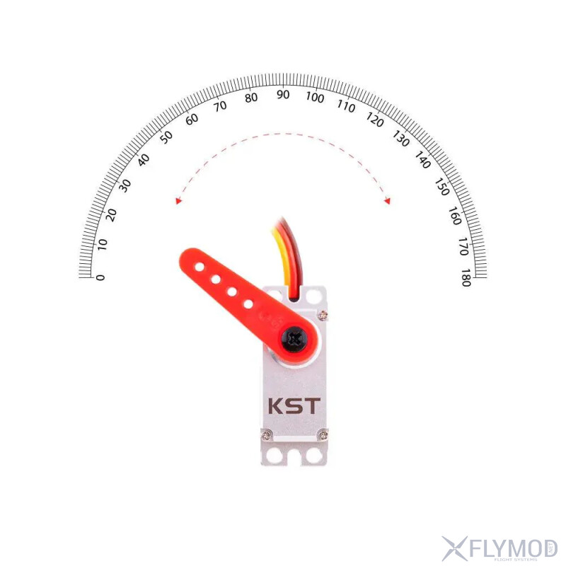 Цифровий мікро сервопривід KST DS215MG V8 0 з металевим редуктором кут angle