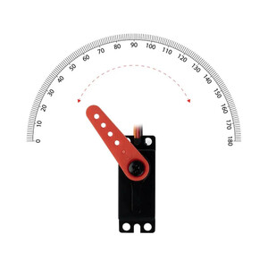 Безколекторний мікро сервопривід KST X12-708 з металевим редуктором кут angle