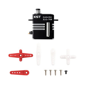 Безколекторний мікро сервопривід KST X12-708 з металевим редуктором комплектація package