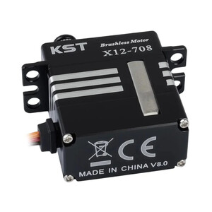 Безколекторний мікро сервопривід KST X12-708 з металевим редуктором