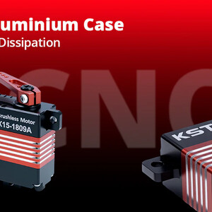 Цифровий сервопривід KST X15-1809A з металевим редуктором