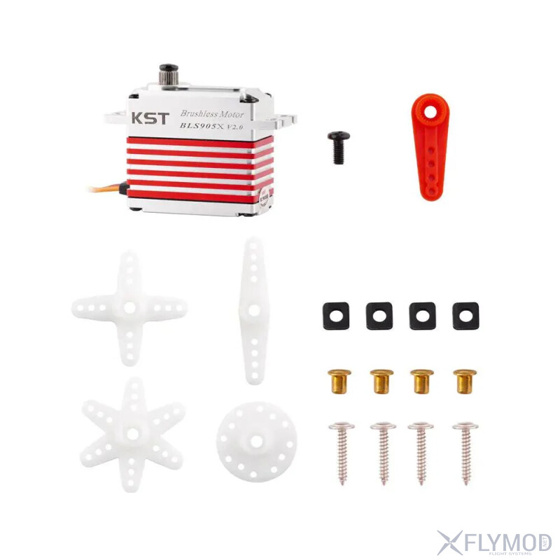 Цифровий сервопривід KST BLS905X з металевим редуктором комплектація package