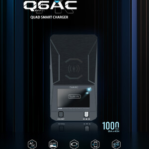 Зарядний пристрій ToolkitRC Q6AC AC 100Wx4 DC 250Wx4