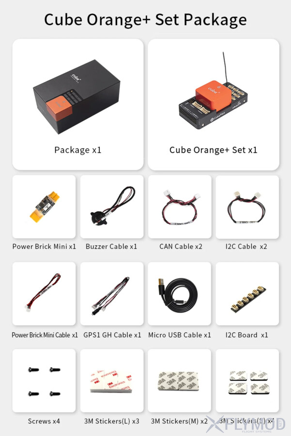 Контролер польоту HEX Cube Orange  Pixhawk 2 1 комплектація package