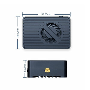 Відеопередавач Foxeer Reaper 3 3G 4W VTX на 40 каналів dimensions розмір