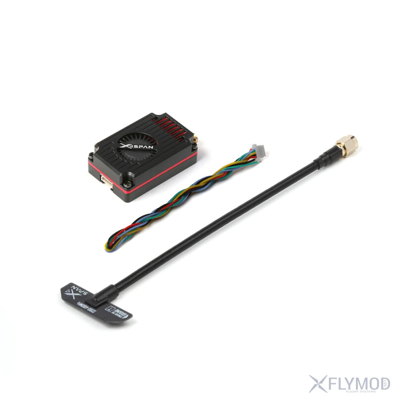Відеопередавач RushFPV 3 1G-3 8G XSPAN 5W VTX на 32 канали package комплектація