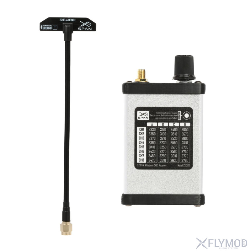 Відеоприймач RushFPV 3 1G-3 8G XSPAN VRX на 32 канали