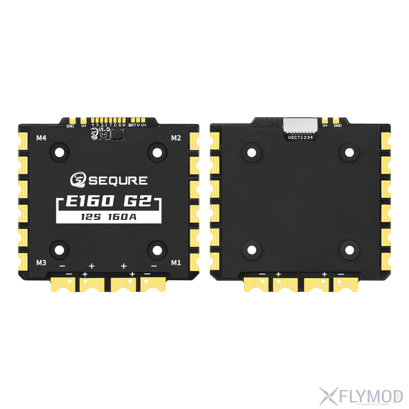 Стек контролю польоту SEQURE H743 V2 FC E130 E160 G2 ESC 4-12S 130A 160A