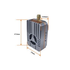 Відеопередавач VTX-F16 6 0G-7 2G 4W VTX на 64 канали dimensions розмір