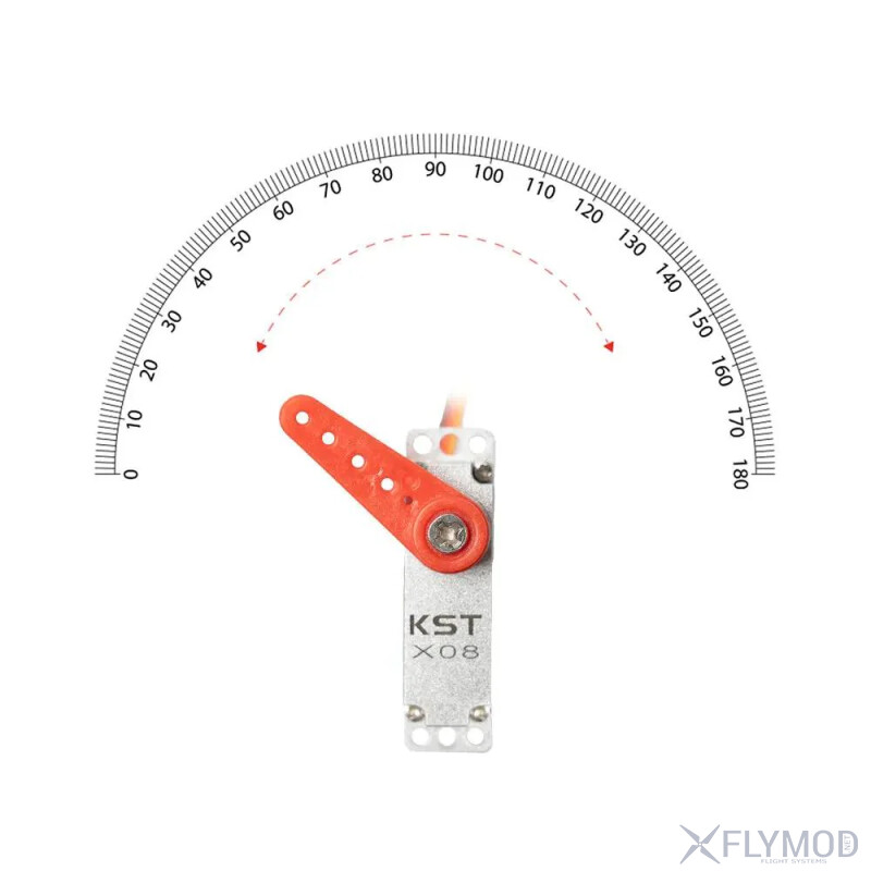 Цифровий мікро сервопривід KST X08 Plus V6 0 з металевим редуктором кут angle