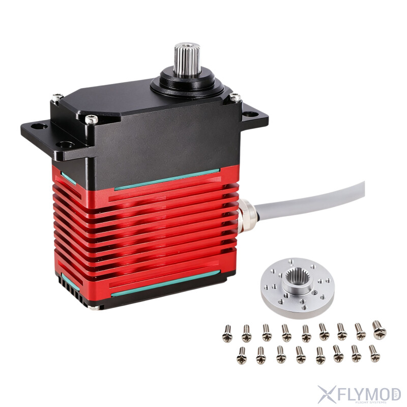 Цифровий сервопривід DSServo DES150-12V DES150-24V з металевим редуктором комплектація package