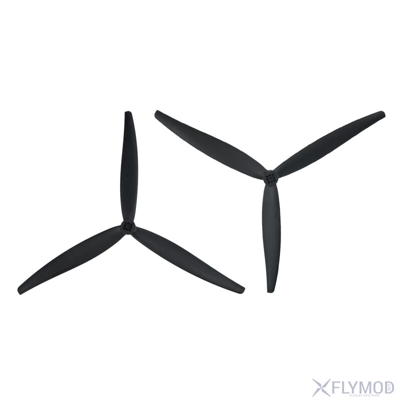 Пропелери Gemfan 22X10X3 на 3 лопаті  Пара 1CW 1CCW