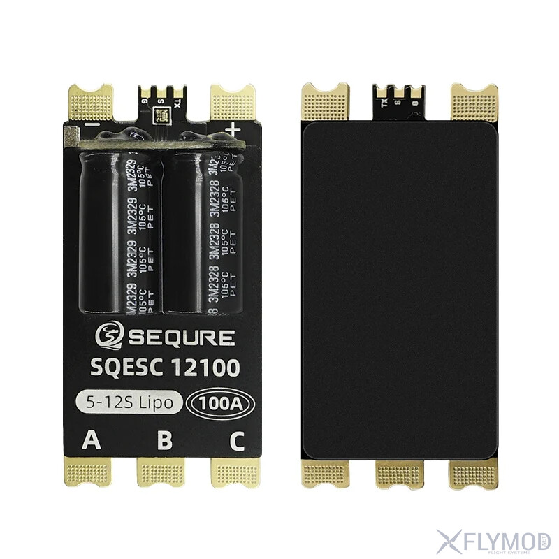 Регулятор швидкості SEQURE 12100 5-12S 100A ESC BLHeli_32 AM32