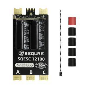 Регулятор швидкості SEQURE 12100 5-12S 100A ESC BLHeli_32 AM32 комплектація package