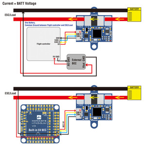 Цифровий датчик живлення Matek CAN-L4-BM wiring підключення