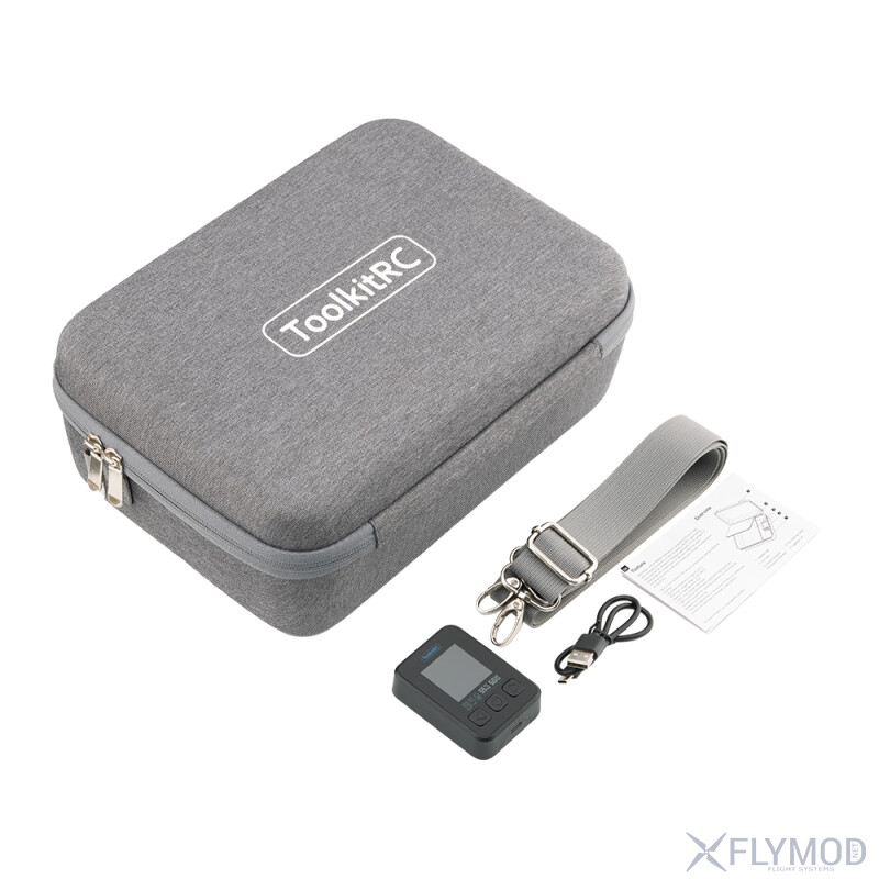 Сумка для зберігання акумуляторів з підігрівом ToolkitRC B50 50W комплектація package